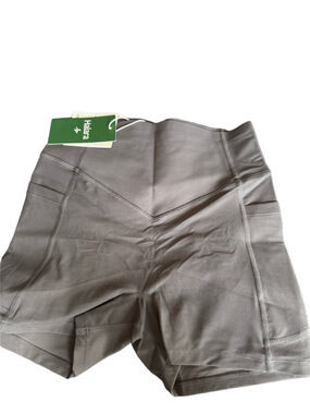 HALARA High-Waist Slate Gray Bike Shorts